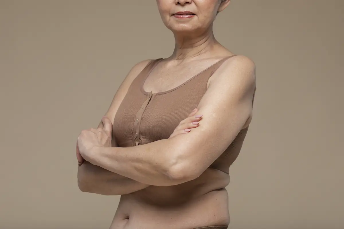 Beautiful woman body in lingerie