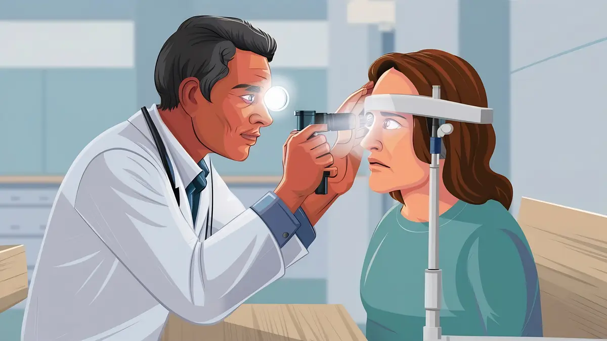 Manejo clínico da herpes-zóster e complicações em imunocomprometidos 2 Ophthalmologist and patient