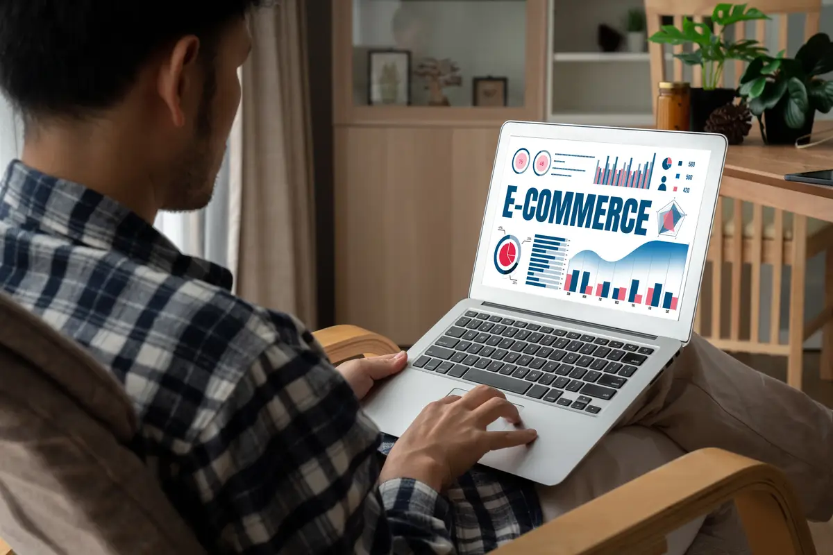 Ecommerce data software provide modish dashboard for sale analysis