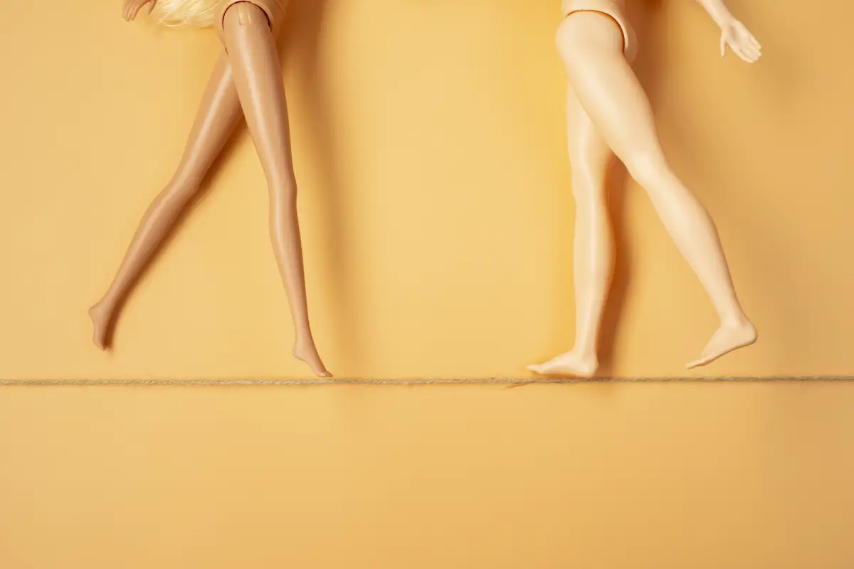 Still life with naturist beach concept