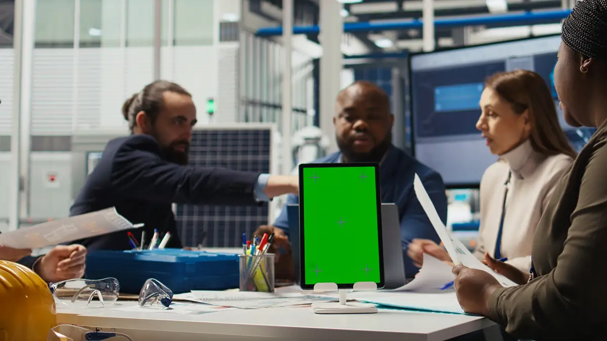 Photovoltaics plant specialists design solar cell prototypes on mockup device