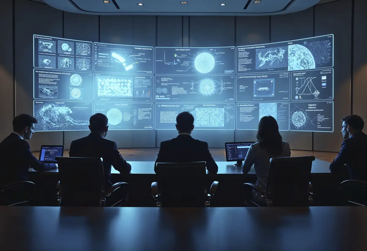 Futuristic technology concept