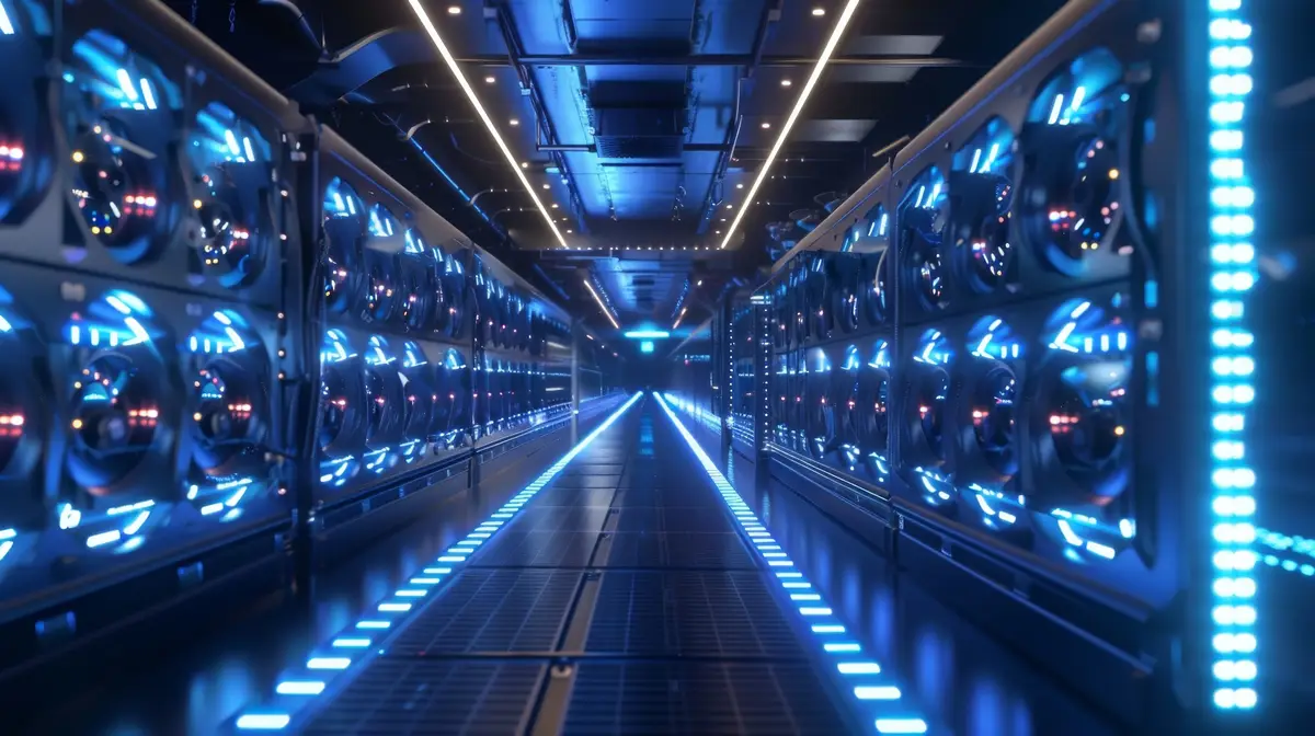 A temperaturecontrolled facility carefully regulating the environment to maximize efficiency in