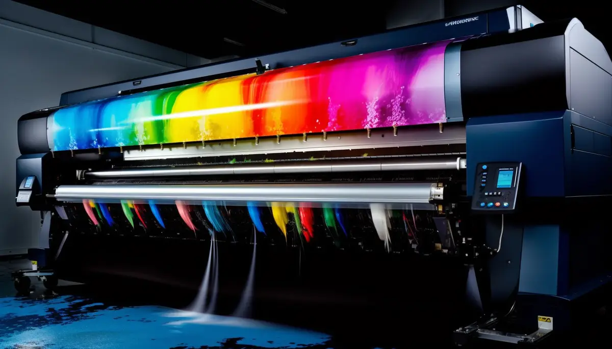 Modern manufacturing equipment in a futuristic factory generated by AI