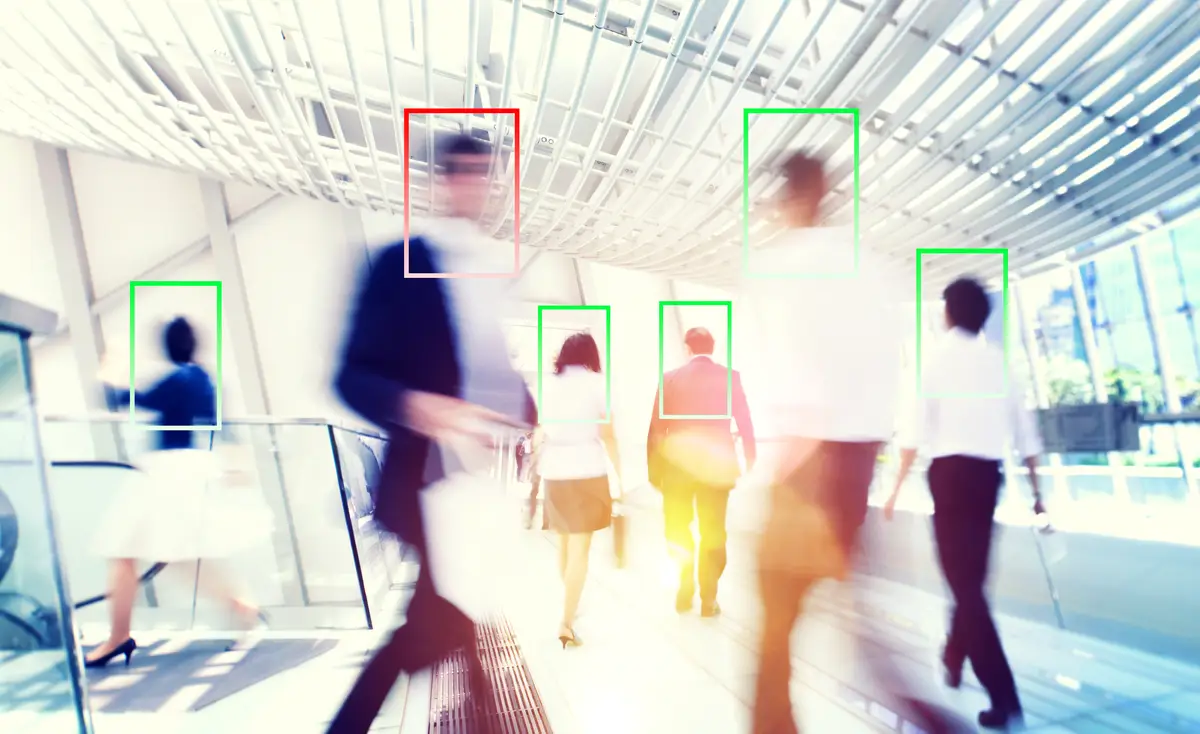 Business people lifestyle with thermoscan