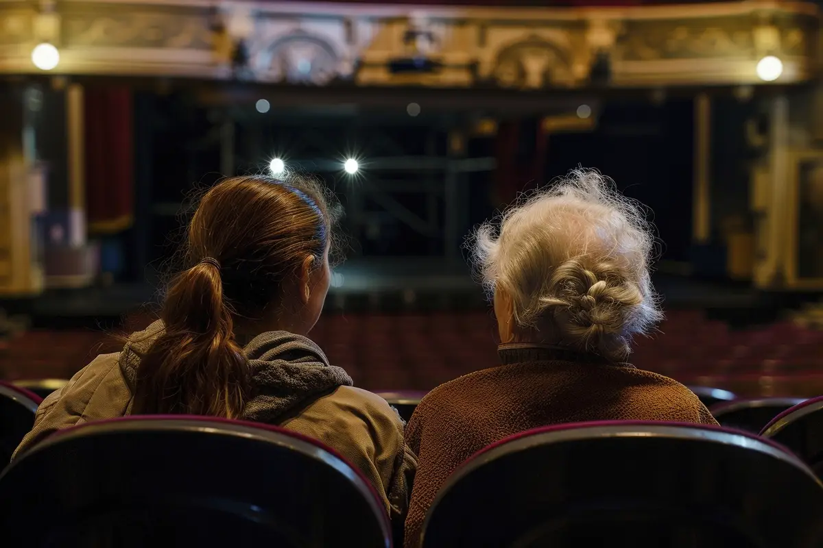 Autism day awareness represented by diverse people