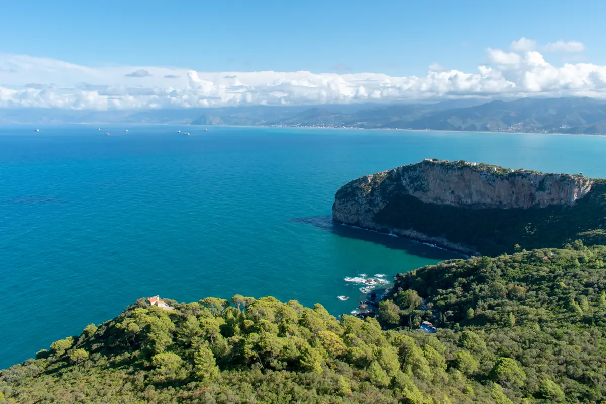 Mesmerizing view of Yemma Gouraya national park in Bejaia, Algeria