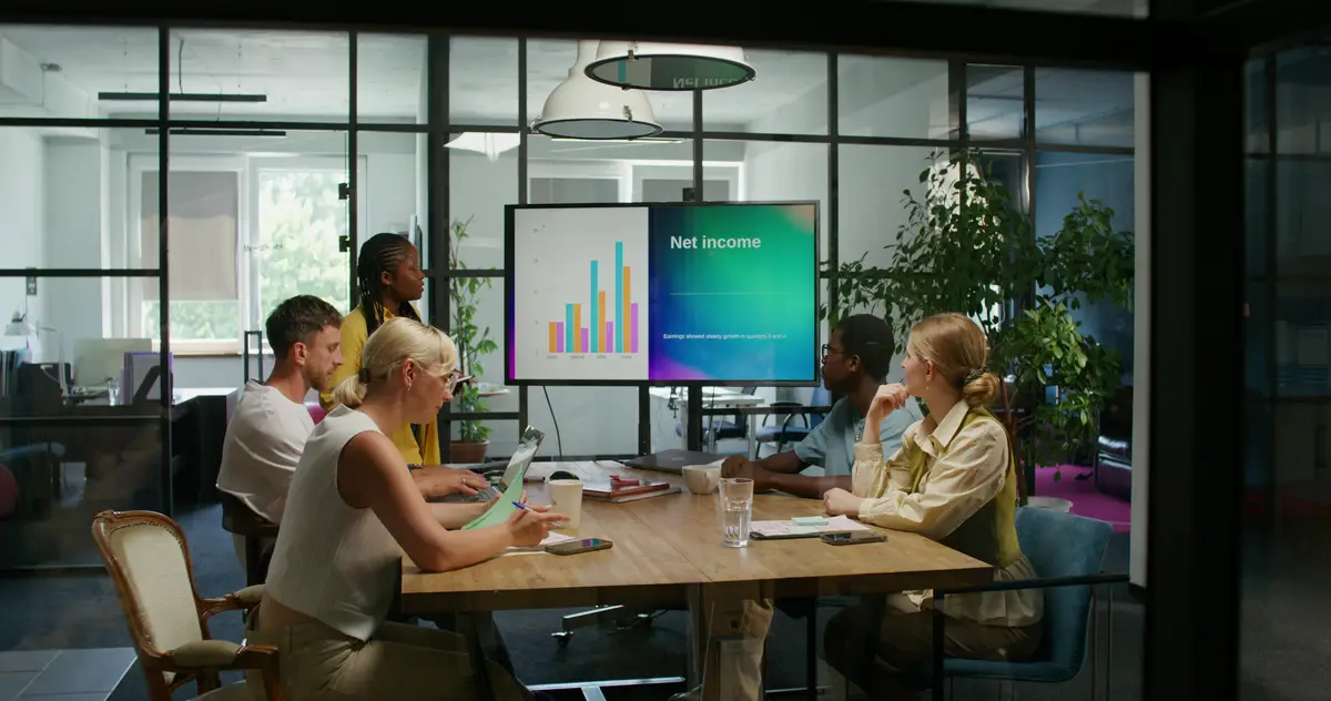 Meeting in the office