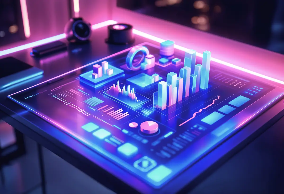 3d rendering of  futuristic technologies