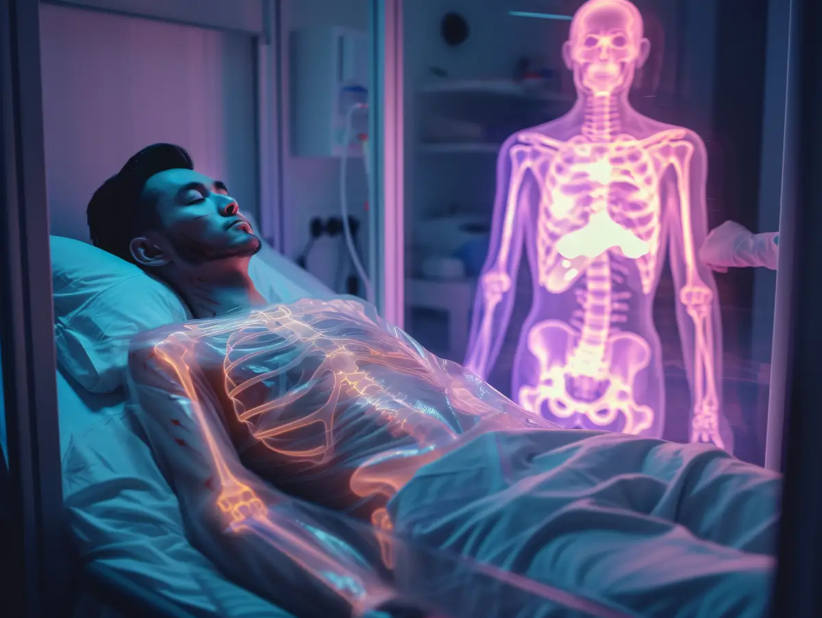 X-ray with neon colors