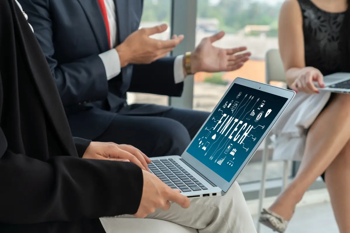 Fintech financial technology software for modish business
