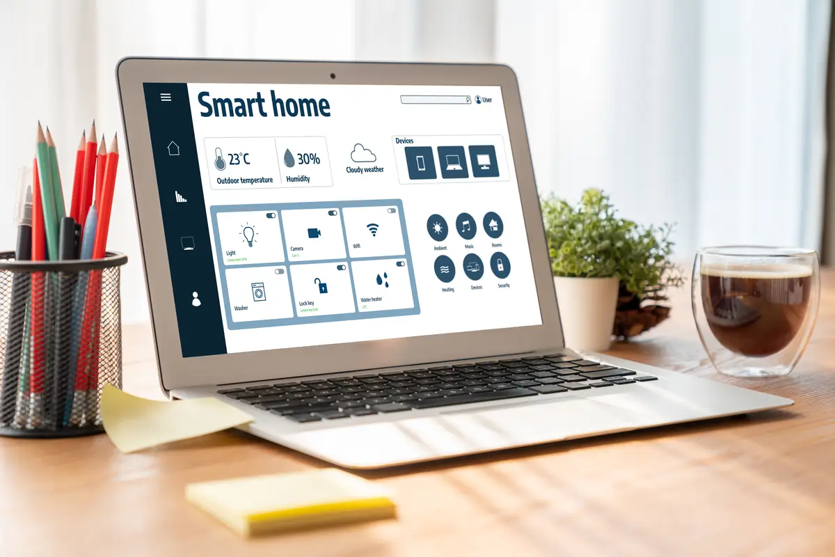 Smart home technology centric remote control system digital dashboard snugly