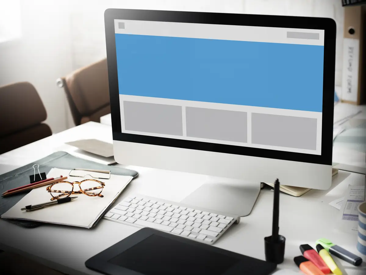 Template Badge Layout Mock-up Visual Blank Concept