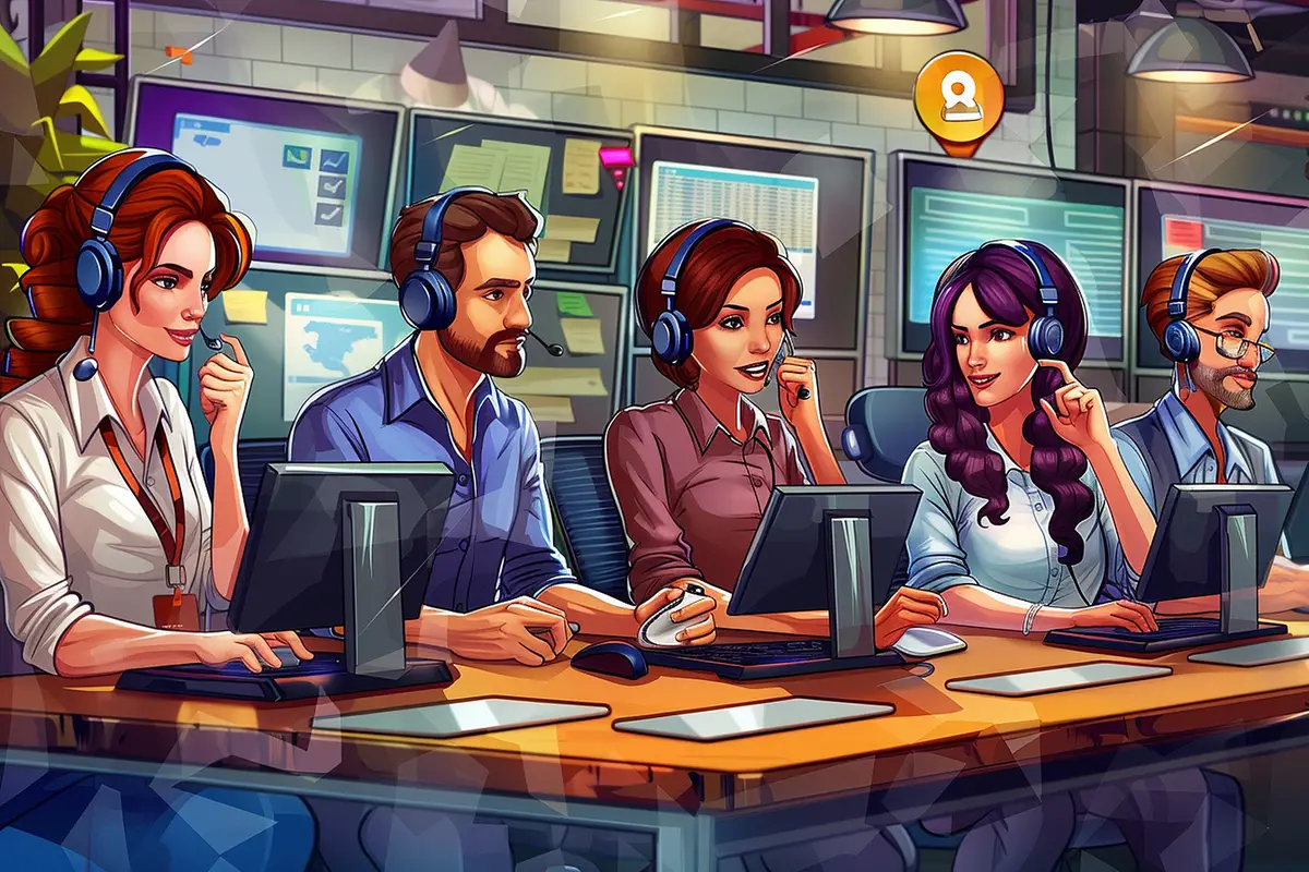 Call center avatar sample