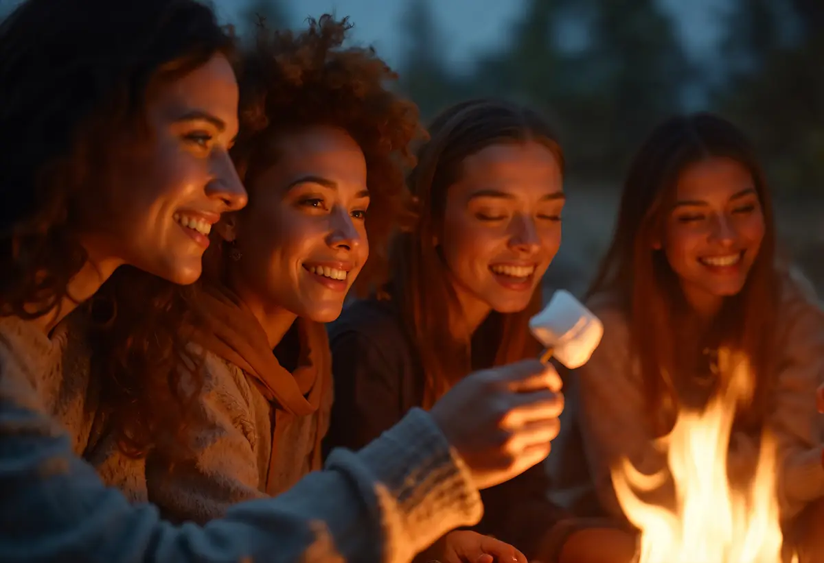 Beautiful cozy autumn scene