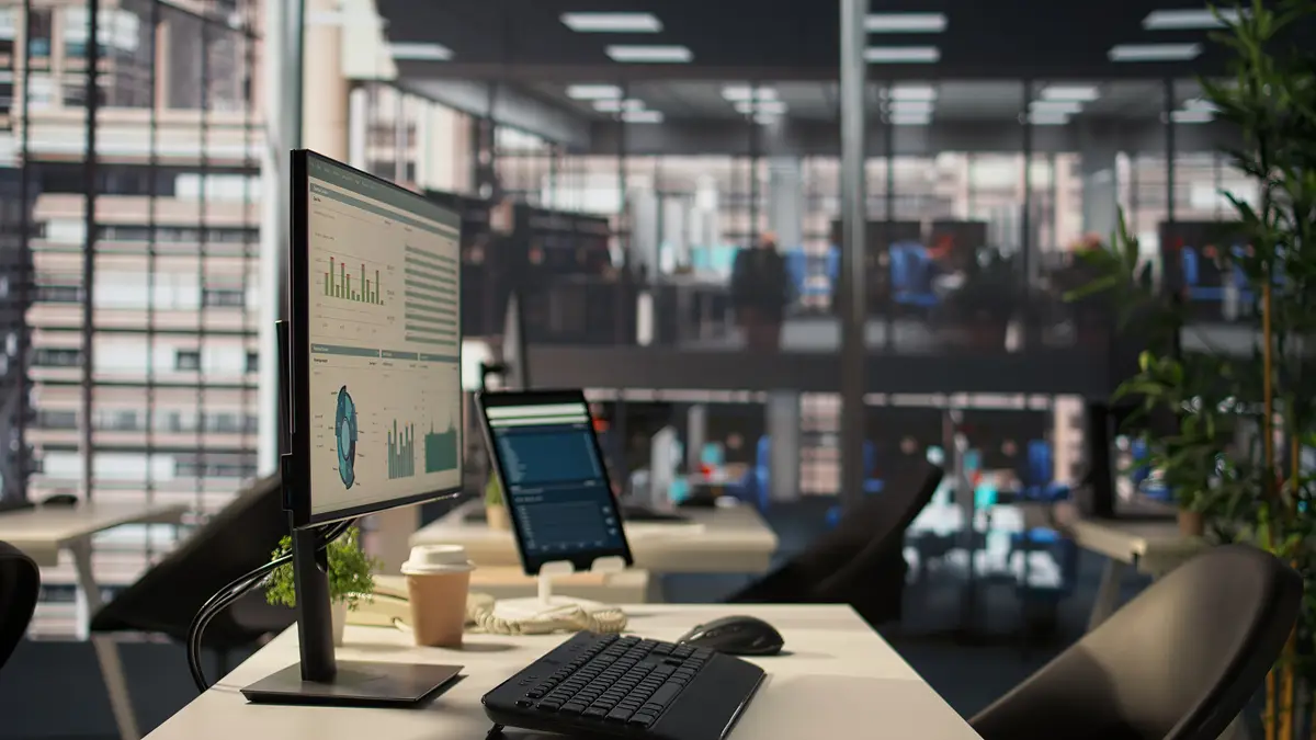 Luxurious business environment used in corporate culture and the industry