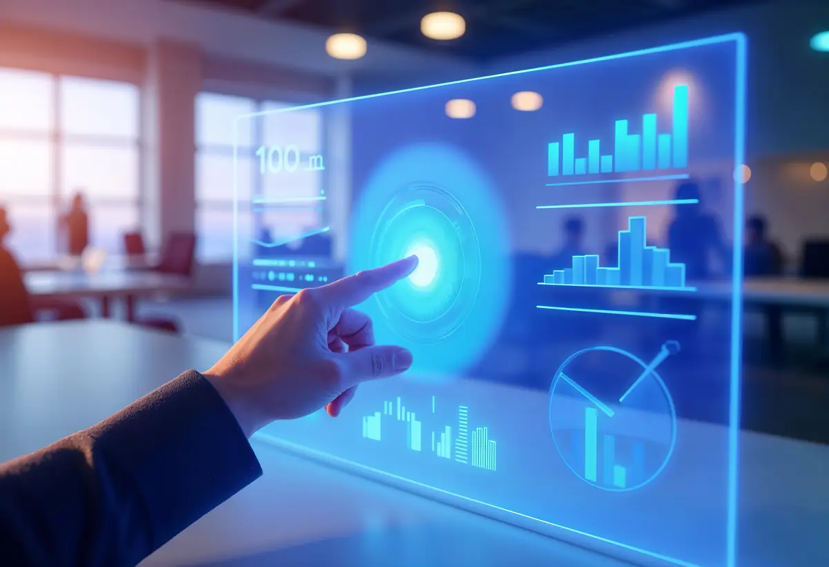 3d graph computer illustration