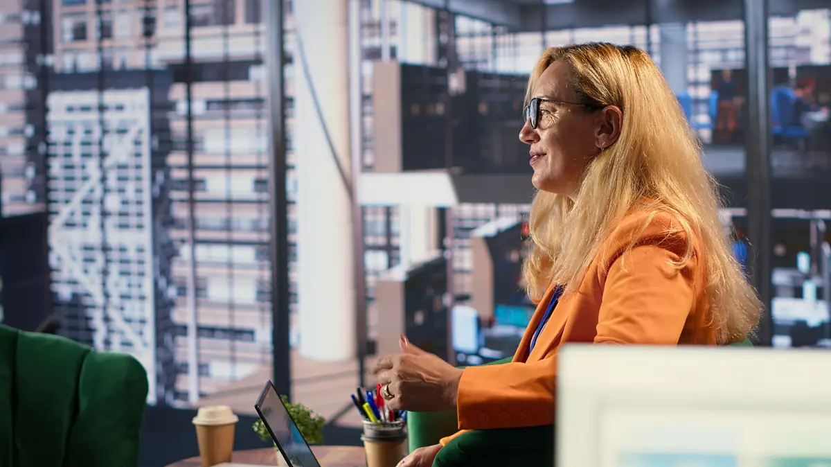Diverse group of ambitious businesswomen engaged in a briefing meeting