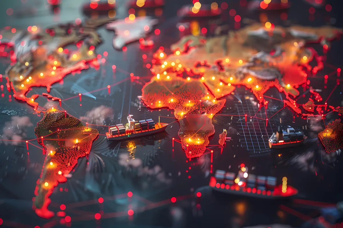 Technological and futuristic holograms for logistics means of transport