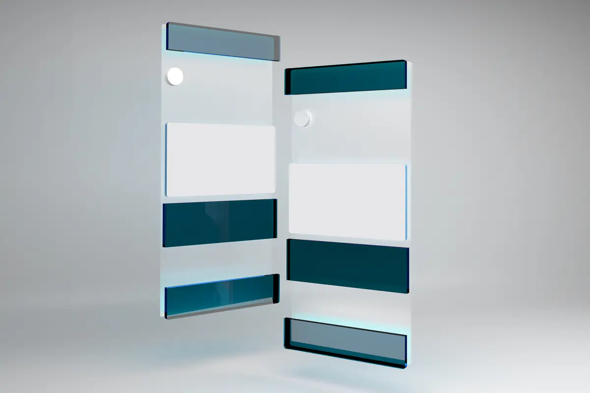 Social Media V.9 Fronted 3D Render