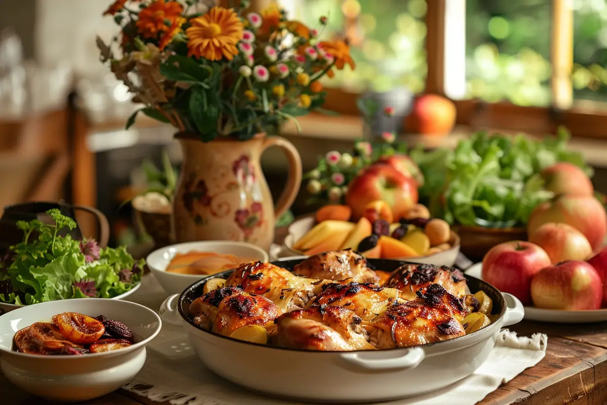Baked Chicken Salad Studio Photo