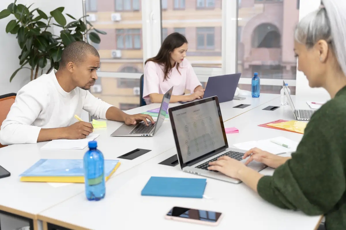 Workers getting back to the office