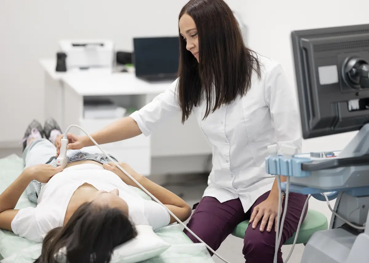 Doctor checking patients health