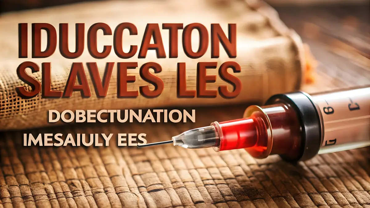 Abordagem multidisciplinar da endocardite em usuários de drogas injetáveis 4 3D Diabetes education icon and insulin syringe with Education Saves Lives text concept as A clean