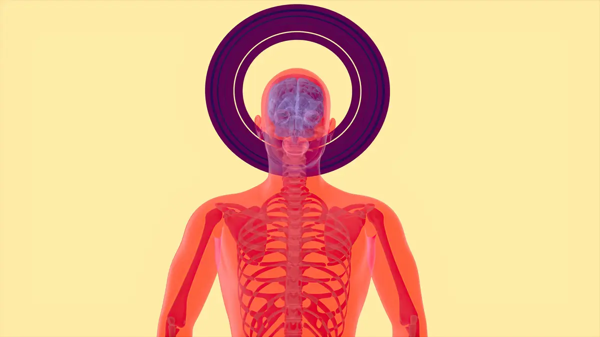 Abstract art of the brain