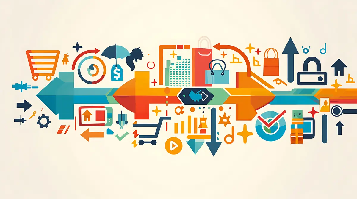 a colorful illustration of a business card with a sign that says quot financial services quot