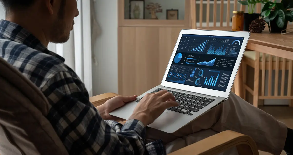 Business data dashboard provide business intelligence analytic snugly