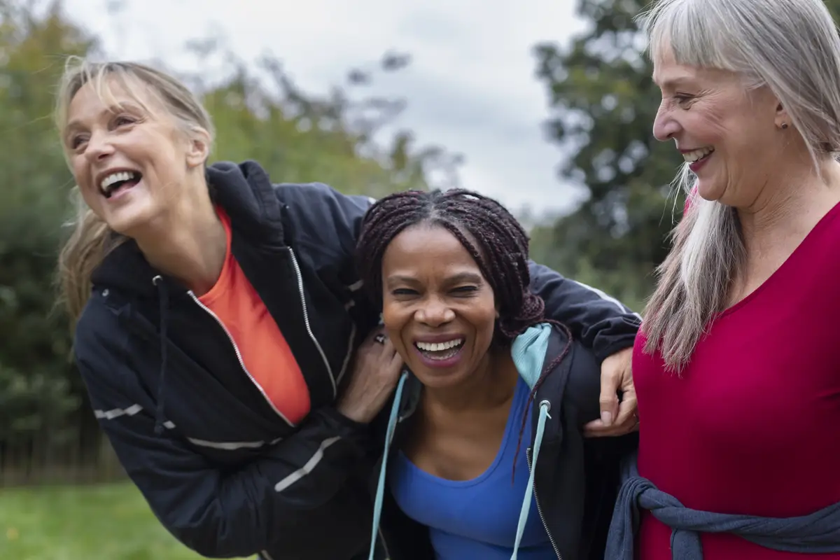 Close up women active menopause