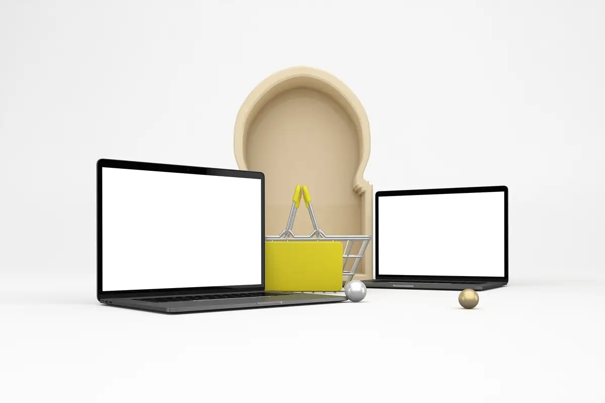 Adha Shopping Website Laptop