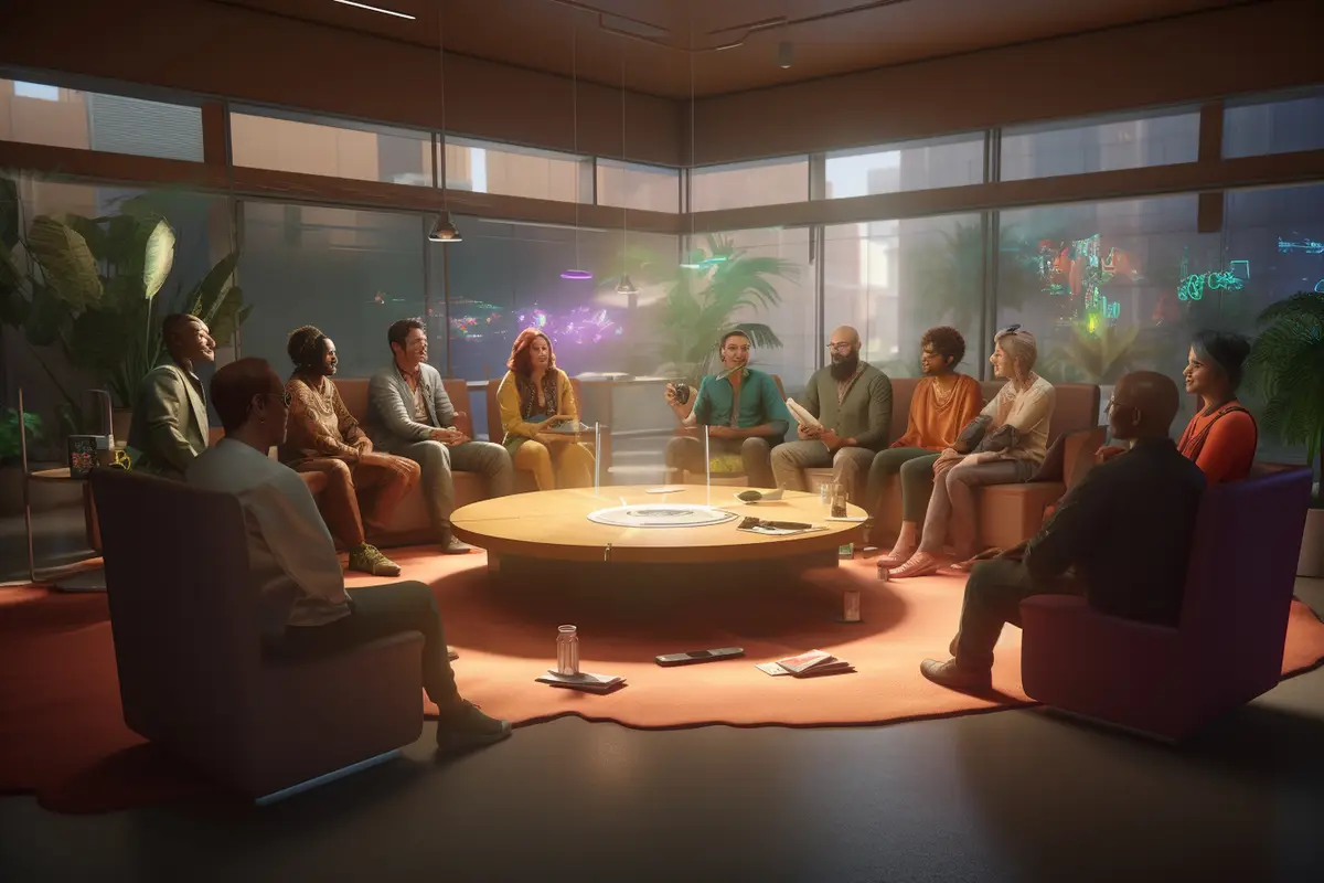 Heartwarming visuals of cancer survivors forming b 00314 03