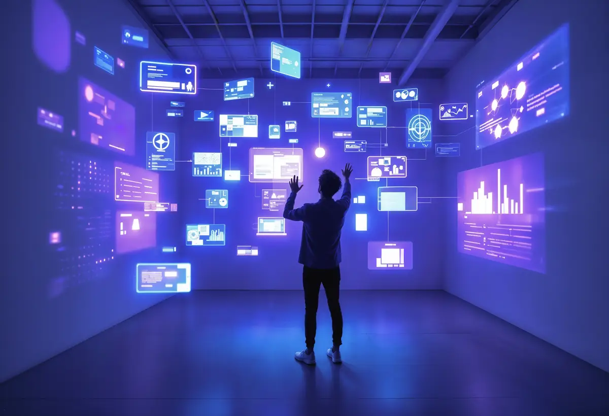 3d rendering of  futuristic technologies