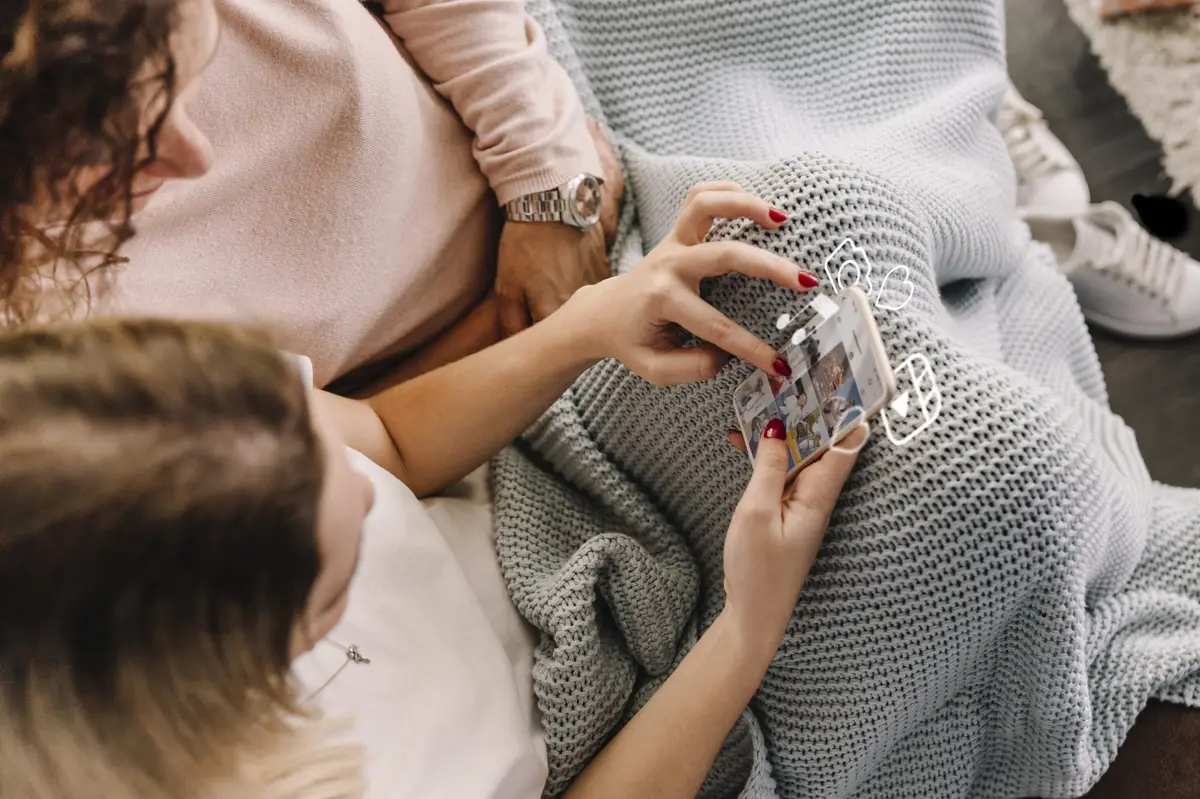 Young people using reels