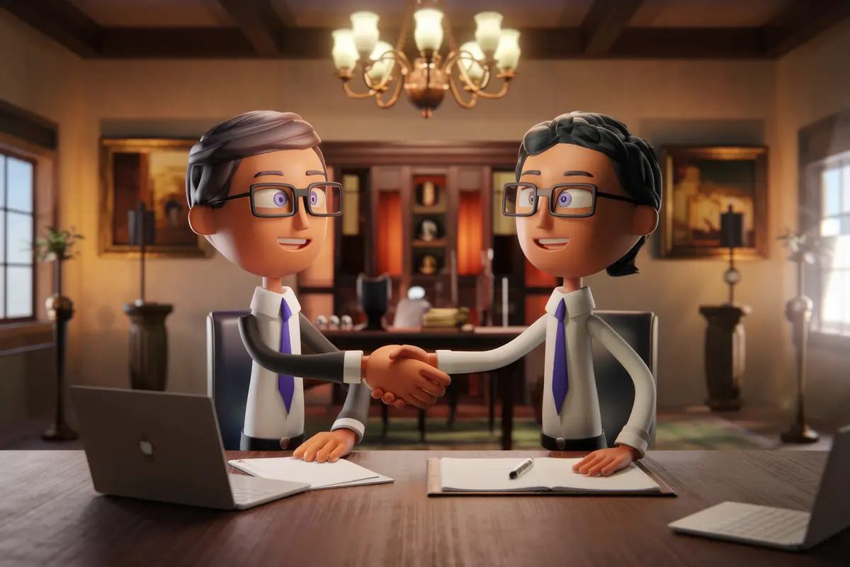 A Deal Struck In The Heart Of A Grand Office