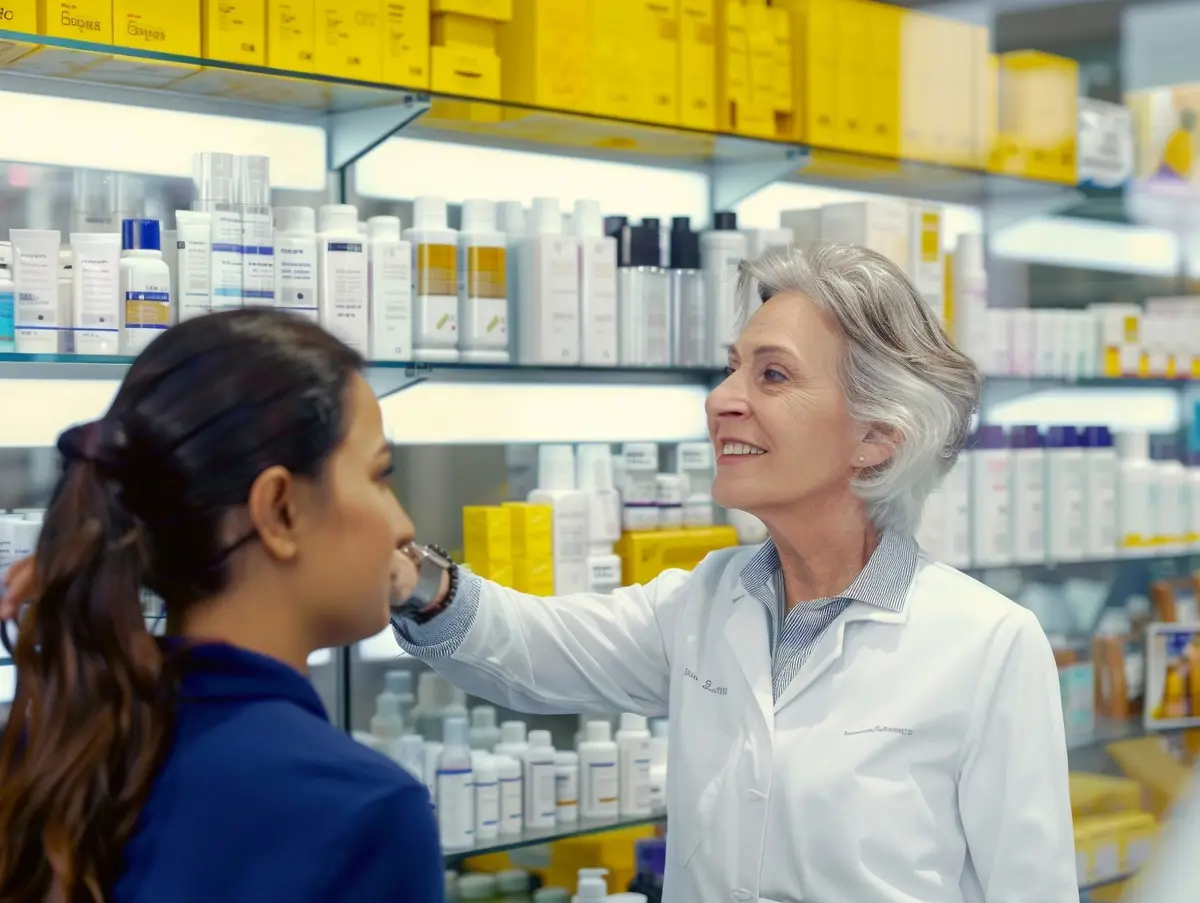 Portrait of woman working in the pharmaceutical industry