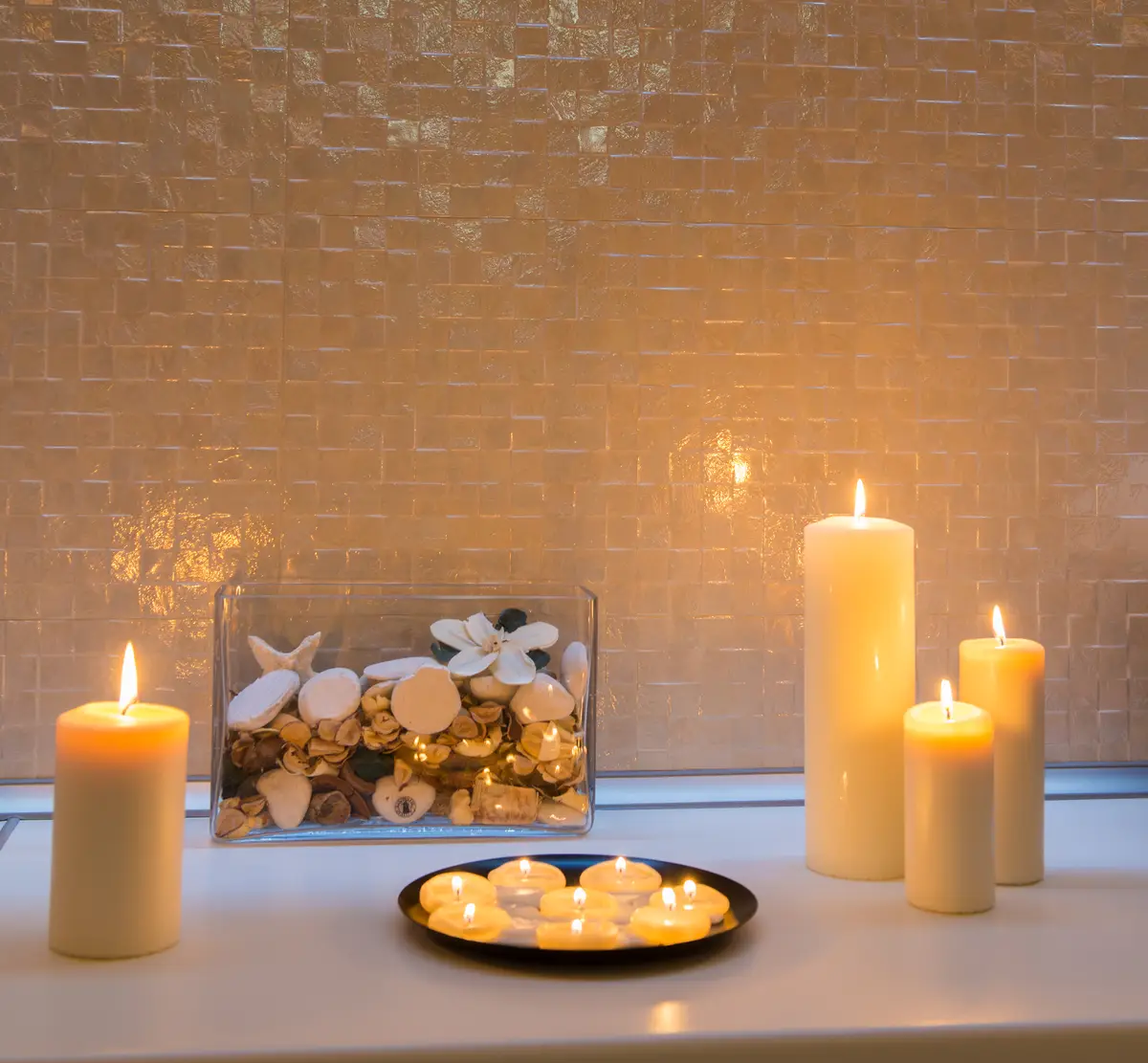 Spa salon decoration detail