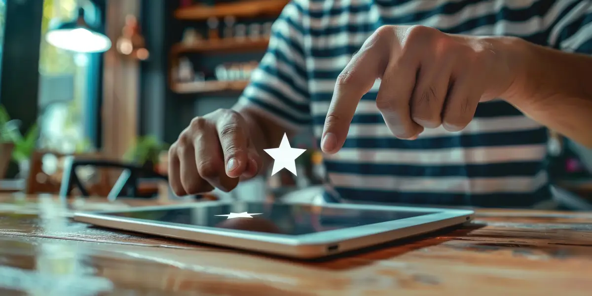 Hand Pointing at a Star