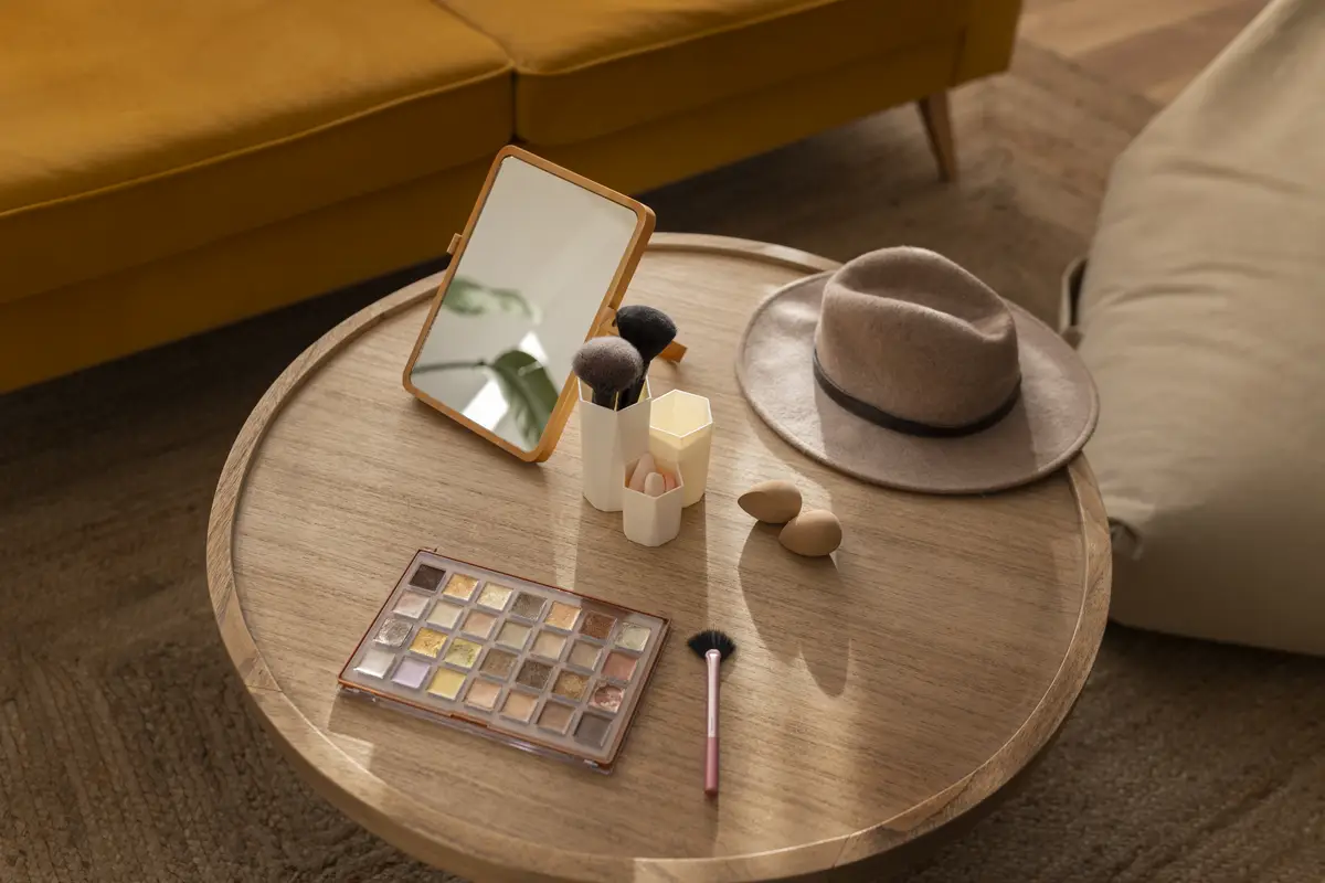 Man accessories for makeup