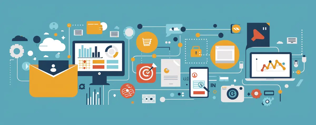 Digital Marketing Poster Social Success