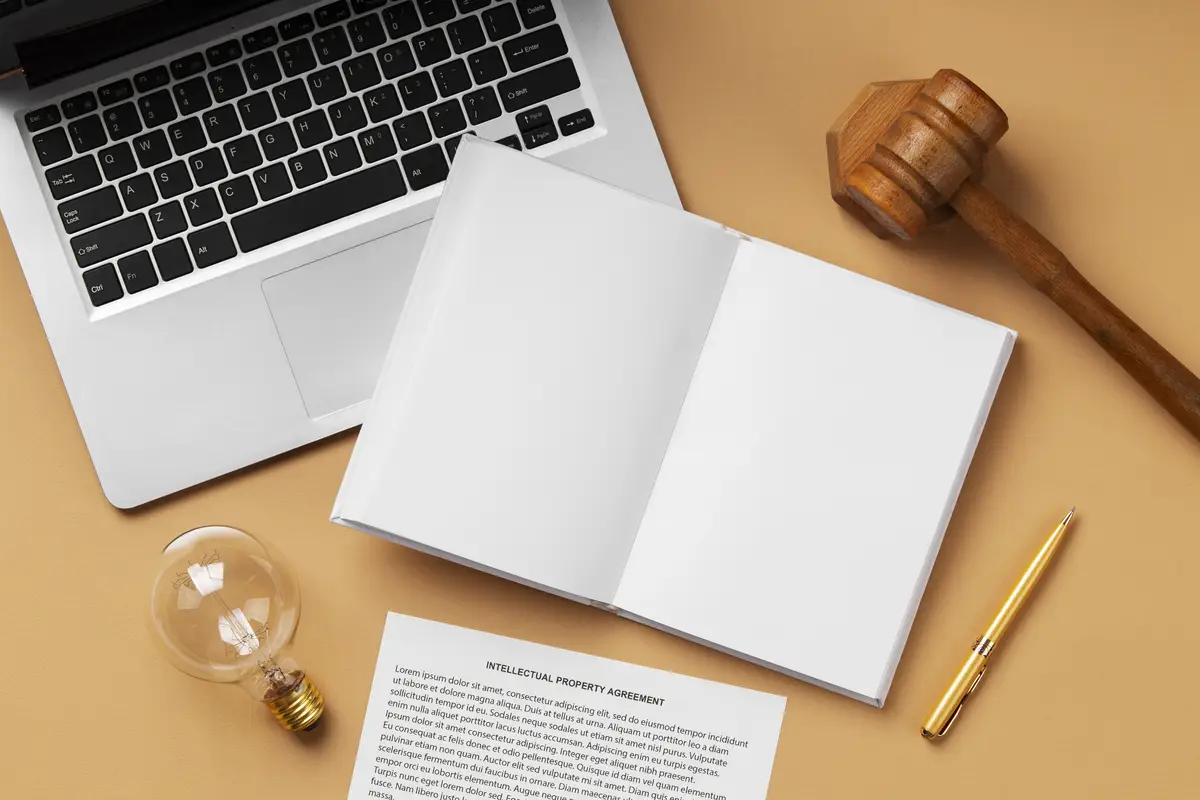 Still life of world intellectual property day