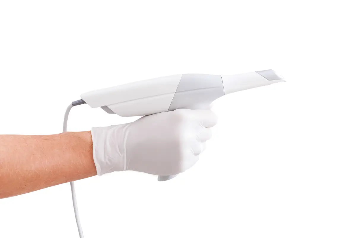 Dental 3d scanner in the dentist's office