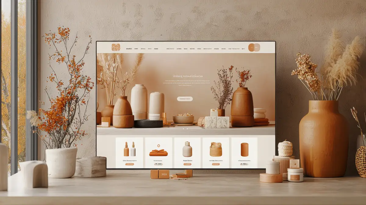Modern Interface Design for HighResolution Website