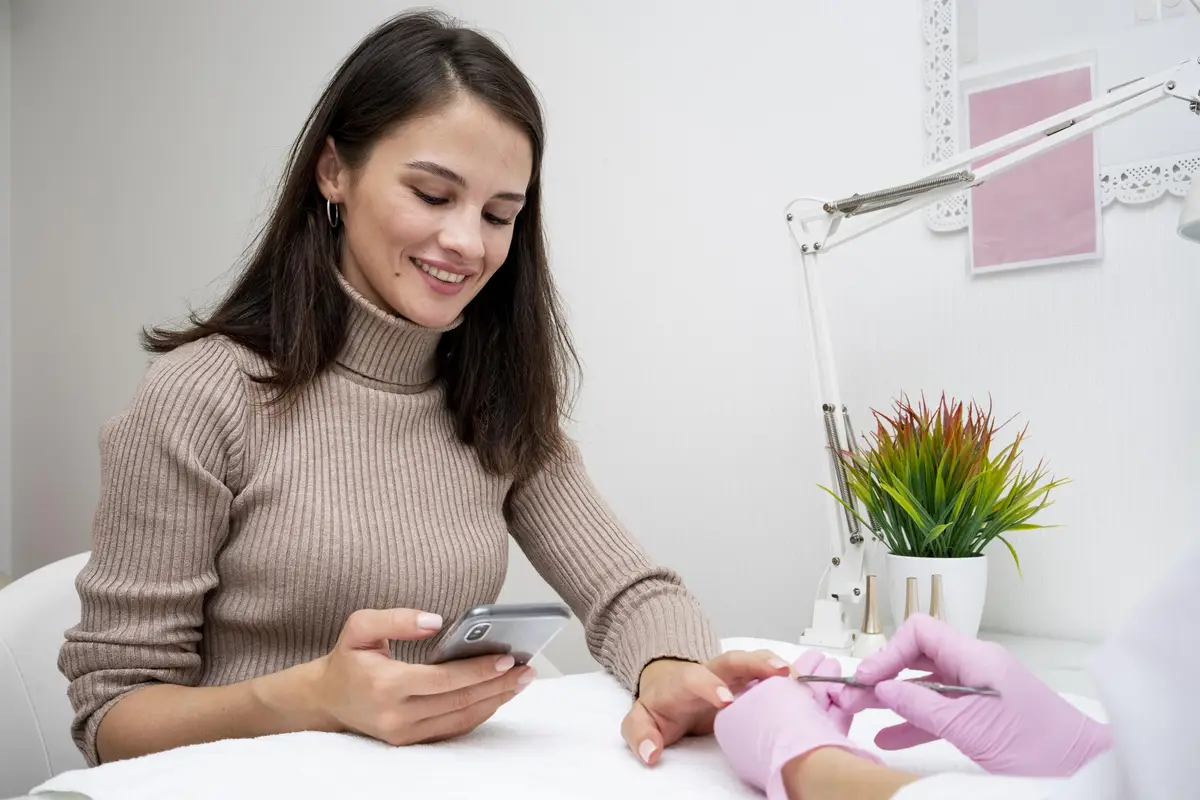 Nail care manicure process