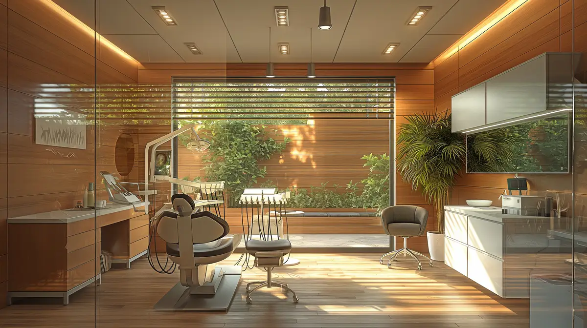 Interior of a modern dentistry office