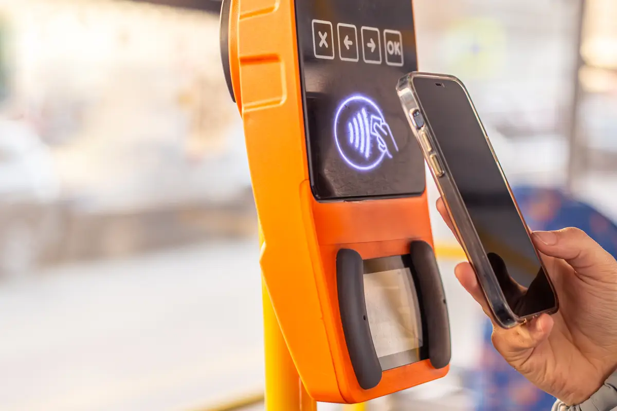 Paying for public transport by card Public transport Contactless fare payment