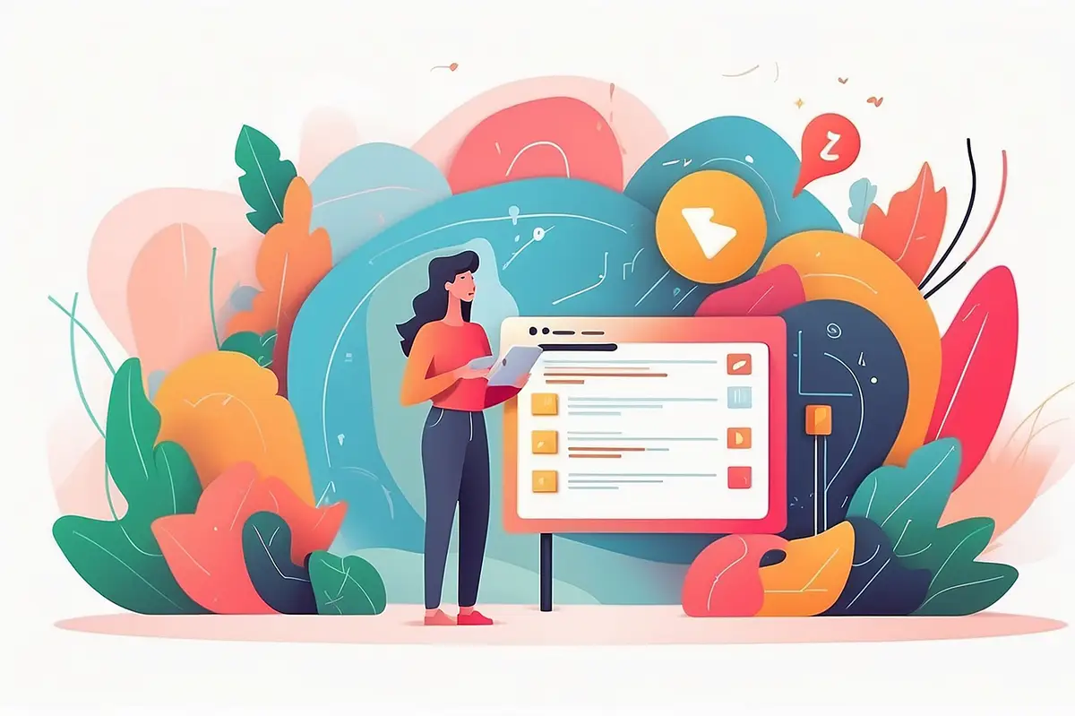 Feedback survey concept illustration