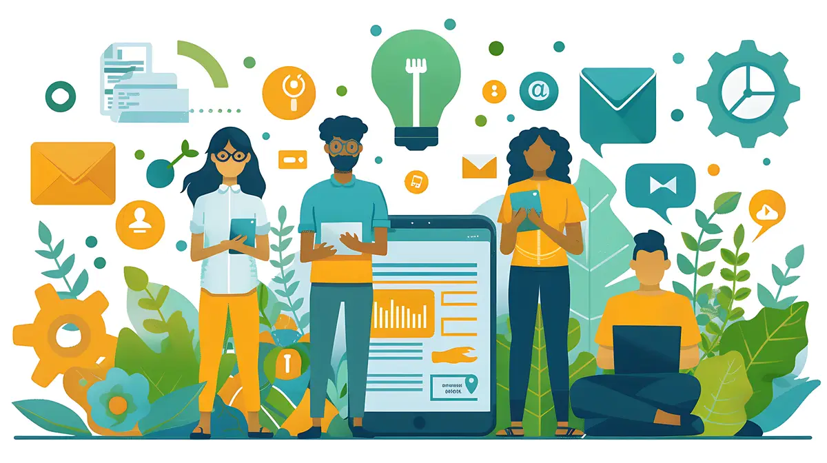Digital marketing strategy futureoriented online business featuring innovative social medium